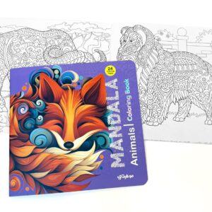 mandala-animals-4 - كتاب تلوين مانديلا - Animals