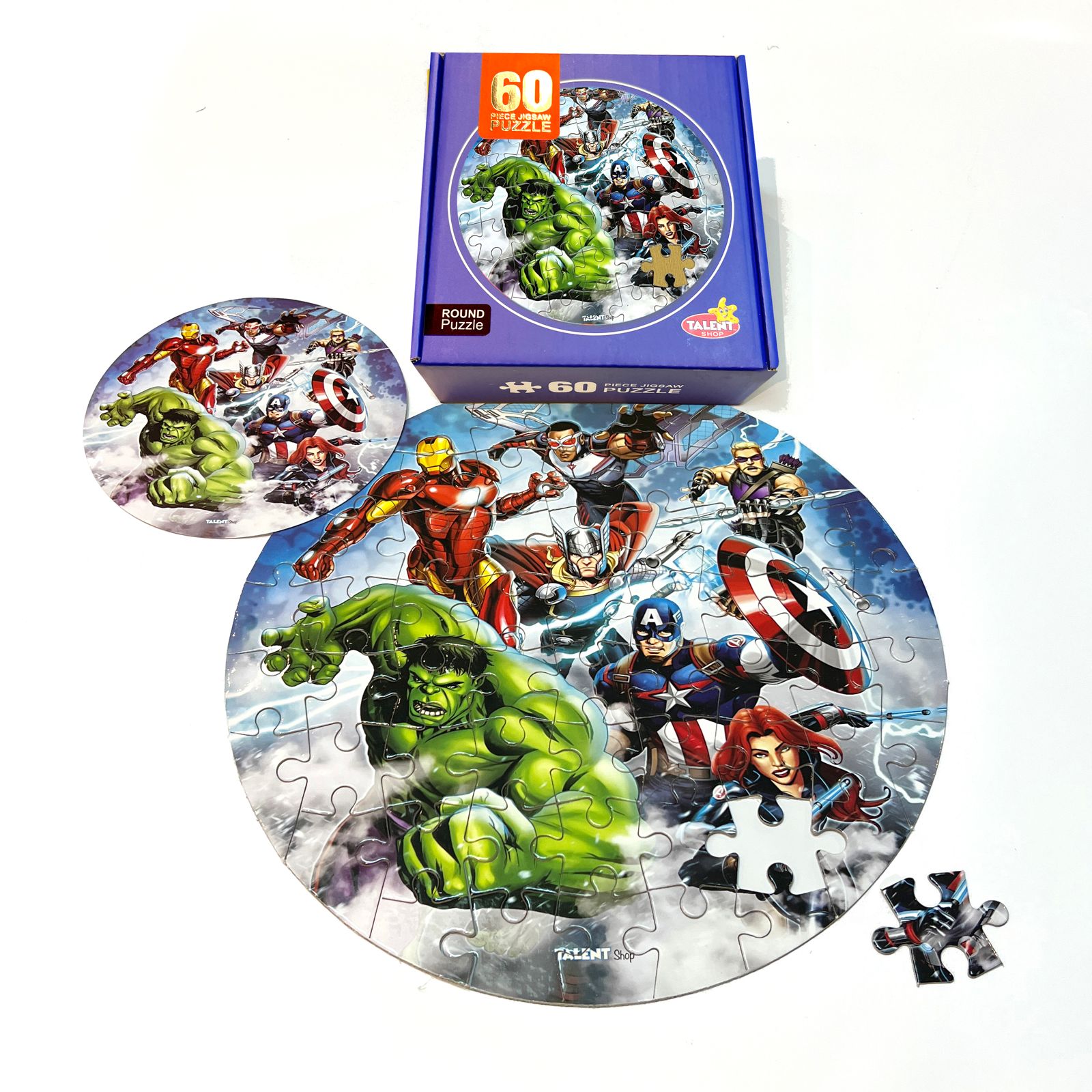 بازل الدائرة marvel-60p - الصورة 2