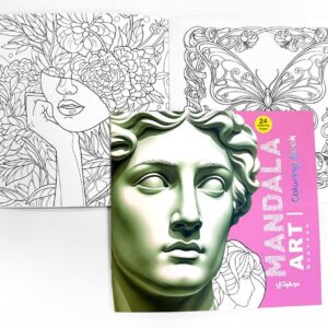mandala-artN-4 - كتاب تلوين مانديلا - Art Nouveau