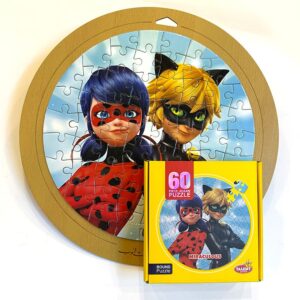 miraculous-05 - بازل دائري 60 قطعة - miraculous