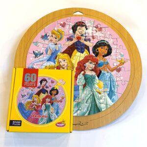 princess-06 - بازل دائري 60 قطعة - princesses