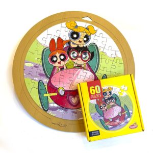 supergilrs-06 - بازل دائري 60 قطعة - Powerpuff girls